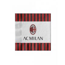 20 Serviettes en papier AC Milan 33 x 33 cm