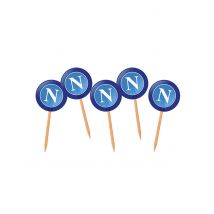50 Pics en bois napoli bleus 3,5 x 6,5 cm