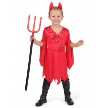 Déguisement diablesse rouge fille