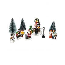 Village de noël santons chorale du père noël