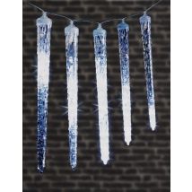 Guirlande lumineuse pour extérieur 10 glaçons blanc froid