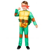 Déguisement Tortue Ninja avec 4 masques enfant