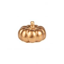 Citrouille en résine dorée 6,5 cm