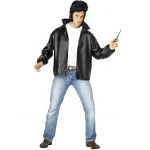 Déguisement Grease Homme - Thème: Héros Et Super Méchants - Couleur: Noir - Taille: M