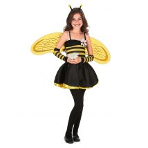 Déguisement Abeille Fille - Thème: Déguisements Par Lettre - Couleur: Jaune - Taille: S 4-6 ans (110-120 cm)
