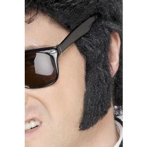 Pattes Rockeur Adulte - Thème: Rétro - Couleur: Noir - Taille: Taille Unique