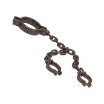 Chaîne De Prisonnier Pour Cou Et Poignets - Thème: Uniforme - Couleur: Marron - Taille: Taille Unique