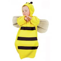 Déguisement Abeille Bébé - Thème: Déguisements Par Lettre - Couleur: Jaune - Taille: 6-9 mois (69/74 cm)