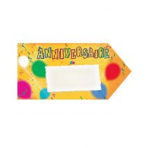 Flèche Signalétique Anniversaire - Blanc - Taille: Taille Unique