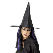 Chapeau Sorcière Noir Femme - Thème: Magie Et Horreur - Couleur: Noir - Taille: Taille Unique