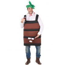 Déguisement Tonneau De Vin Adulte - Thème: Humour - Couleur: Marron - Taille: Taille Unique (42)