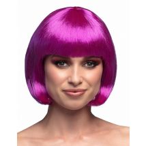 Perruque Courte Violette Femme - Thème: Années 20'/30' - Couleur: Autres - Taille: Taille Unique
