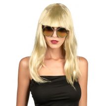 Perruque Blonde Avec Frange Femme - Thème: Carnaval - Couleur: Blond - Taille: Taille Unique