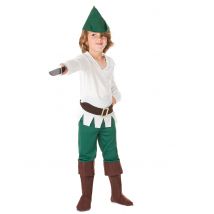 Déguisement Garçon Des Bois Blanc Et Vert - Thème: Héros Et Super Méchants - Couleur: Vert - Taille: S 4-6 ans (110-120 cm)
