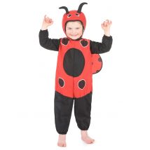 Déguisement Coccinelle Enfant - Thème: Déguisements Par Lettre - Couleur: Rouge - Taille: XS 3-4 ans (92-104 cm)