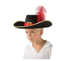 Chapeau Mousquetaire Enfant - Thème: Renaissance Et 19ème - Couleur: Coloré - Taille: Taille Unique