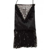 Sac Charleston Noir Femme - Thème: Années 20'/30' - Couleur: Noir - Taille: Taille Unique