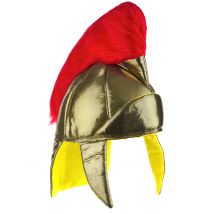 Casque Romain Souple Adulte - Thème: Les Incontournables - Couleur: Doré - Taille: Taille Unique