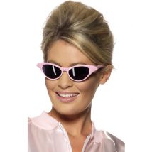Lunettes Roses Adulte - Thème: Rétro - Couleur: Rose - Taille: Taille Unique
