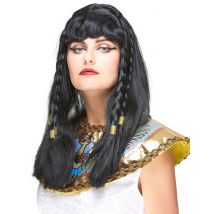 Perruque Cléopâtre Femme - Thème: Egypte - Couleur: Noir - Taille: Taille Unique