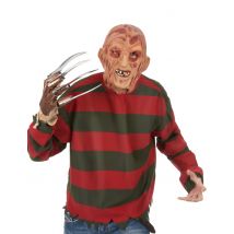 Masque Intégral Freddy Krueger Adulte - Thème: Héros Et Super Méchants - Couleur: Rose - Taille: Taille Unique