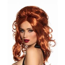 Perruque Cowgirl Rousse Femme - Thème: Western - Couleur: Rousses - Taille: Taille Unique