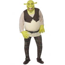 Déguisement Shrek Homme - Thème: Héros Et Super Méchants - Couleur: Vert - Taille: L