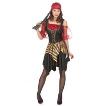 Déguisement Pirate Avec Tulle Femme - Thème: Pirates - Couleur: Noir - Taille: Small