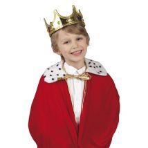 Couronne Roi Enfant - Thème: Médiéval - Couleur: Doré - Taille: Taille Unique