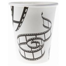 10 Gobelets En Carton Cinéma 9 X 7.5 Cm - Thème: Héros Et Super Méchants - Couleur: Coloré - Taille: Taille Unique