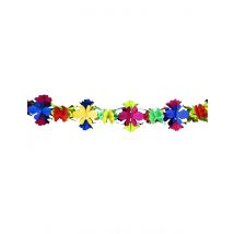 Guirlande Papier Fleurs 4 Mètres - Taille: Taille Unique