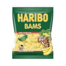 Sachet Bonbons Banane Haribo 120 G - Thème: Couleurs - Couleur: Jaune - Taille: Taille Unique