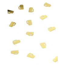 Confettis Chopes À Bière - Thème: Couleurs - Couleur: Doré - Taille: Taille Unique