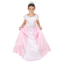 Déguisement Princesse Fille Rose Et Blanc - Thème: Enfants - Couleur: Rose - Taille: M 7-9 ans (120-130 cm)