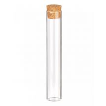 Tube Éprouvette En Verre 15 Cm - Blanc - Taille: Taille Unique