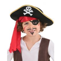Mini Kit Maquillage Pirate - Thème: Héros Et Super Méchants - Couleur: Blanc - Taille: Taille Unique