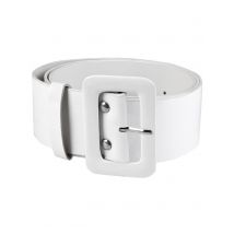Ceinture Large Blanche Adulte - Thème: Disco - Couleur: Blanc - Taille: Taille Unique