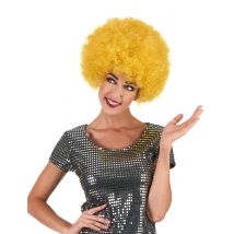Perruque Clown Jaune Confort Adulte - Thème: Clowns, Cirque - Couleur: Jaune - Taille: Taille Unique