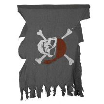 Drapeau Pirate 74 X 102 Cm - Thème: Pirates - Couleur: Noir - Taille: Taille Unique