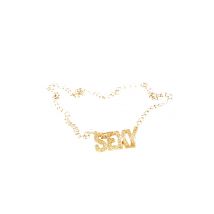 Collier doré sexy