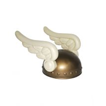 Casque Gaulois Avec Ailes Enfant - Thème: Héros Et Super Méchants - Couleur: Blanc - Taille: Taille Unique