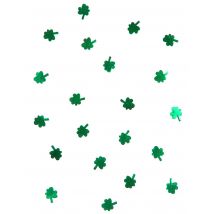 Confettis Trèfles St Patrick 28 Grammes - Thème: Couleurs - Couleur: Vert - Taille: Taille Unique