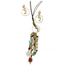 Kit Bijoux Reine D'egypte Femme - Thème: Antiquité - Couleur: Noir - Taille: Taille Unique
