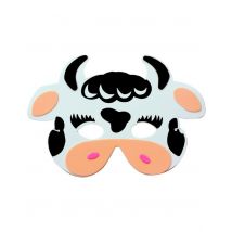 Masque Vache Enfant - Thème: Animaux Et Petites Bêtes - Couleur: Blanc - Taille: Taille Unique
