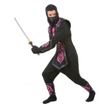 Déguisement Ninja Effet Feutrine Homme - Thème: Déguisements Par Lettre - Couleur: Noir - Taille: L