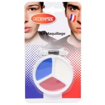 Maquillage Supporter France - Thème: Nationalité Et Supporters - Couleur: Blanc - Taille: Taille Unique