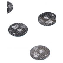 150 Confettis De Table Boule Disco - Thème: Disco - Couleur: Argenté / gris - Taille: Taille Unique