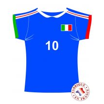 Décoration Murale Maillot Italie - Thème: Nationalité Et Supporters - Couleur: Coloré - Taille: Taille Unique