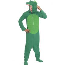Déguisement Crocodile Vert Adulte - Thème: Déguisements Par Lettre - Couleur: Vert - Taille: M