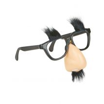 Lunette Nez Et Moustache - Thème: Humour - Couleur: Noir - Taille: Taille Unique